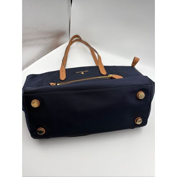 MICHAEL Michael Kors Kelsey Top-Zip Medium Tote Navy Blue - Picture 11 of 12